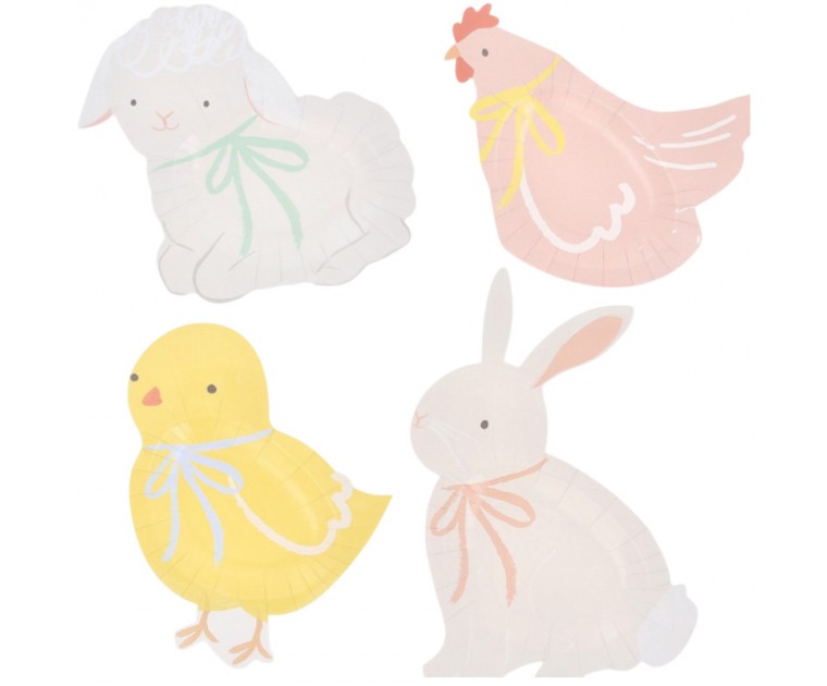 Pratos Animais Primavera