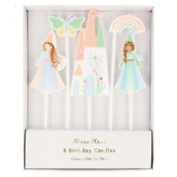 Conj. 5 Velas Princesas Mágicas