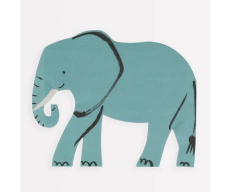 16 Guardanapos Elefante