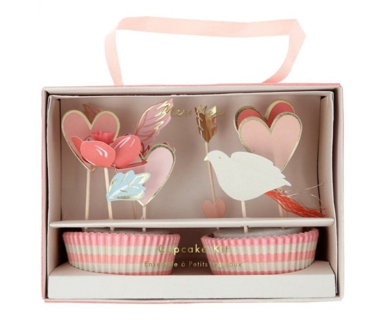 Kit 24 Cup Cakes Valentine