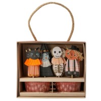 Kit 24 Decorações Cup Cakes Halloween