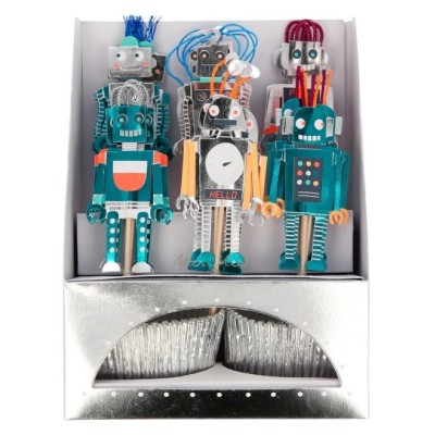 Kit Cup Cakes Robot
