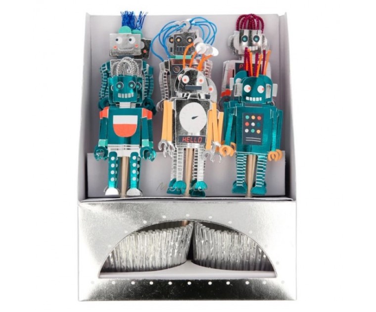 Kit Cup Cakes Robot