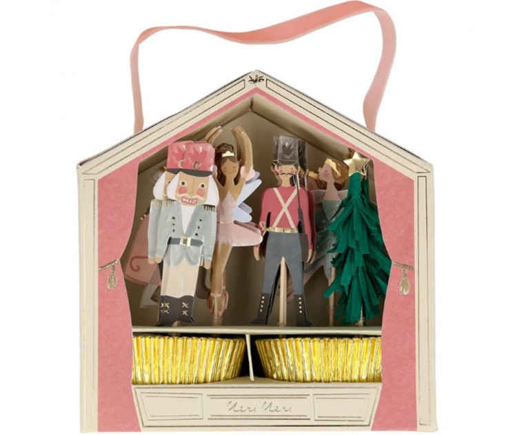 Kit 24 Cup Cakes Nutcracker