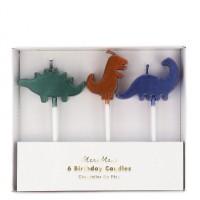 Pack 6 Velas Dinossauros