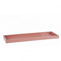 Tabuleiro Lacado Rosa Blush 43x14 cm