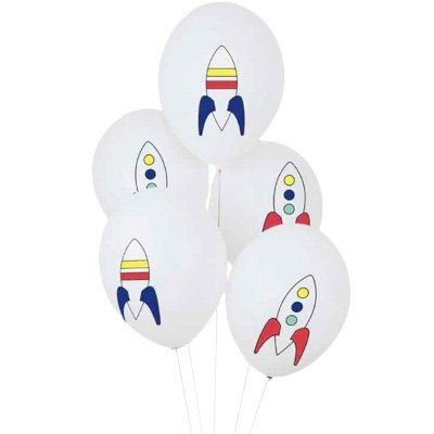 5 Balões Latex tema Espaço