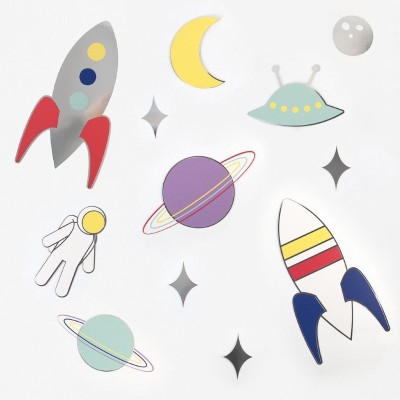 Decorações Parede Autocolantes Tema Espaço