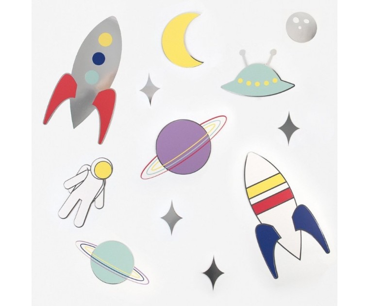 Decorações Parede Autocolantes Tema Espaço