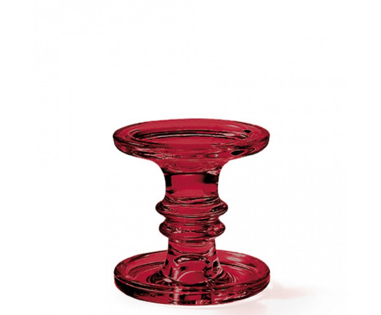 Castiçal Largo vermelho