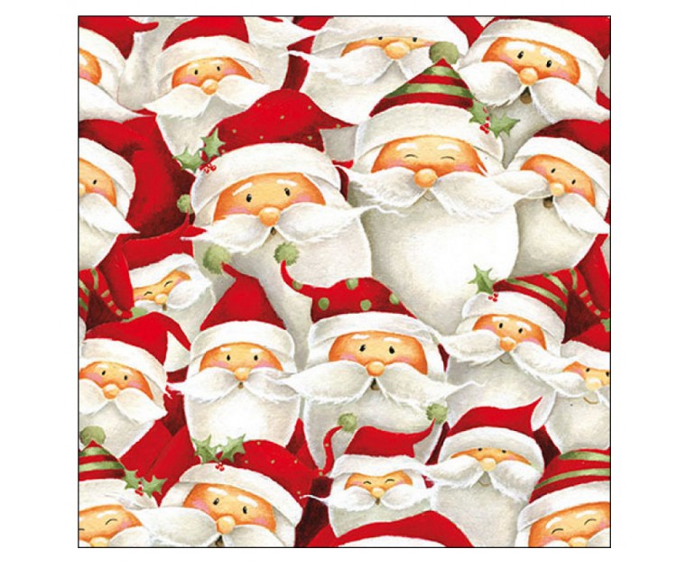 Guardanapos Pai Natal Divertido