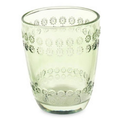 Copo Verde Floral