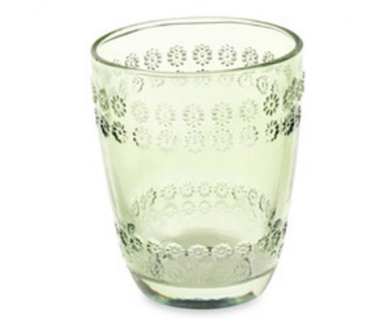 Copo Verde Floral