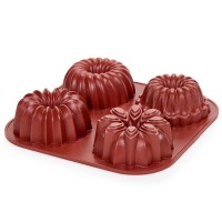 Forma Anti-Aderente 3D 4 Mini Bolos