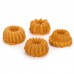 Forma Anti-Aderente 3D 4 Mini Bolos
