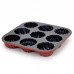 Forma Anti-Aderente 3D 9 Mini Bolos