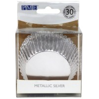 30 Formas Cup Cakes Foil Prata 30 Formas Cup Cakes Foil Prata