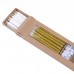 16 Velas Douradas Alltas Glitter