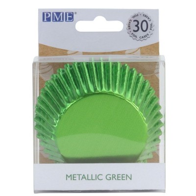 30 Tacinhas Foil Verdes