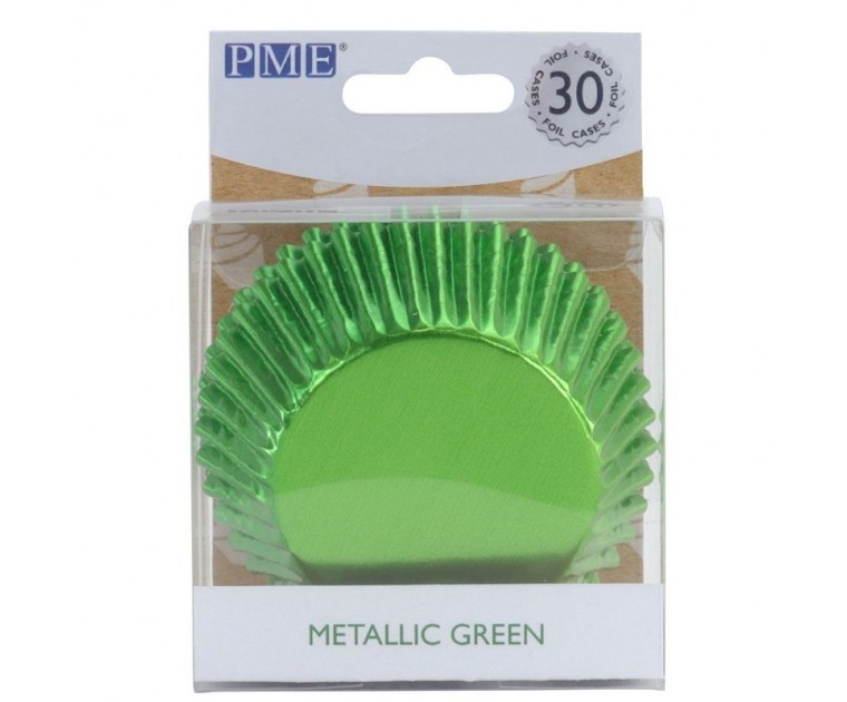30 Tacinhas Foil Verdes