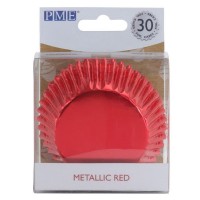 30 Tacinhas Foil Vermelhas