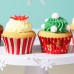 60 Mini Forminhas Cupcakes Natal Rudolph 