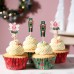Pack 24 Forminhas com Picks Nutcracker 