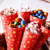 Folhas Papel Manteiga Estrelas Caixas Bênto Cakes