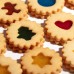 Conj. 6 Cortadores  Bolachas de Natal Linzer 