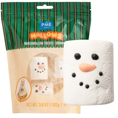 Marshmallows Boneco de Neve de Natal 