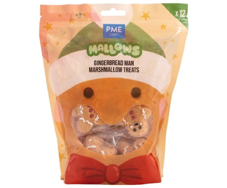Doces de Marshmallow Bolachas de Gengibre 