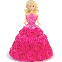 Topo de Bolo Boneca Loira