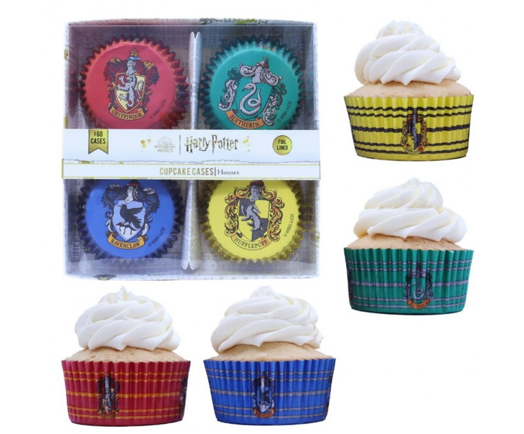 Formas Cup Cakes Harry Potter Casas Hogwarts