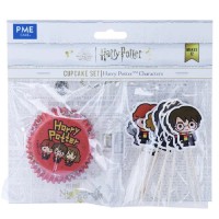 12 Forminhas + Picks Figuras Harry Potter