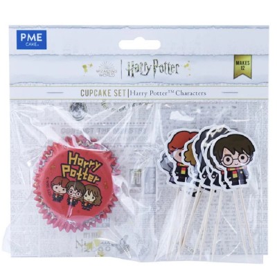 12 Forminhas + Picks Figuras Harry Potter