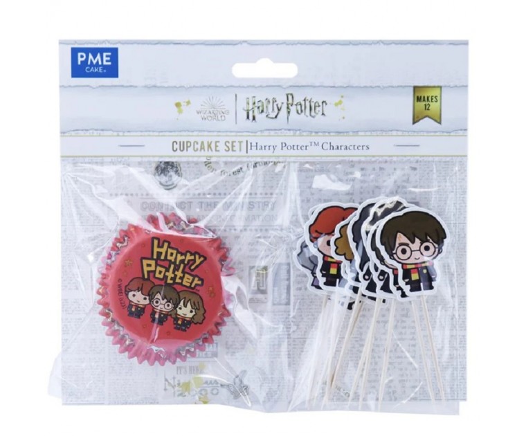 12 Forminhas + Picks Figuras Harry Potter