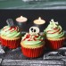 Kit Decoração de Cup Cakes Halloween Cemitério Macabro