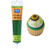 Gel Comestível Verde para Decoração Bolos de Halloween