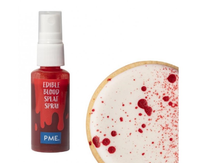 Spray Comestível Salpicos Sangue para doces Halloween 