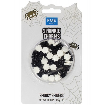 Confetis Teias Aranha Brancas e Pretas