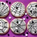 Confetis Teias Aranha Brancas e Pretas