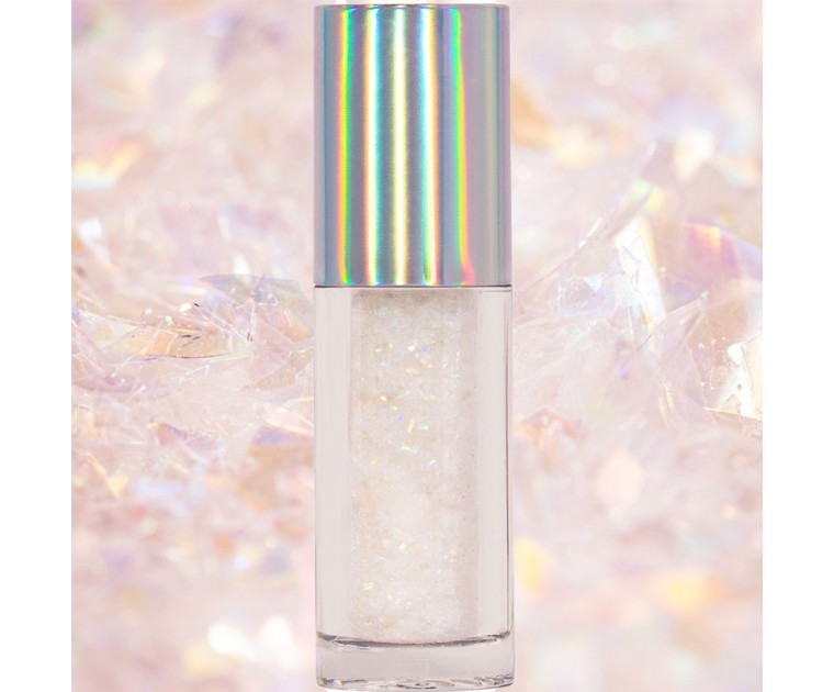 Glitter Iridescente Comestível – Cristal Branco (3g)