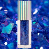 Glitter Iridescente Comestível – Azul Safira  (3g)