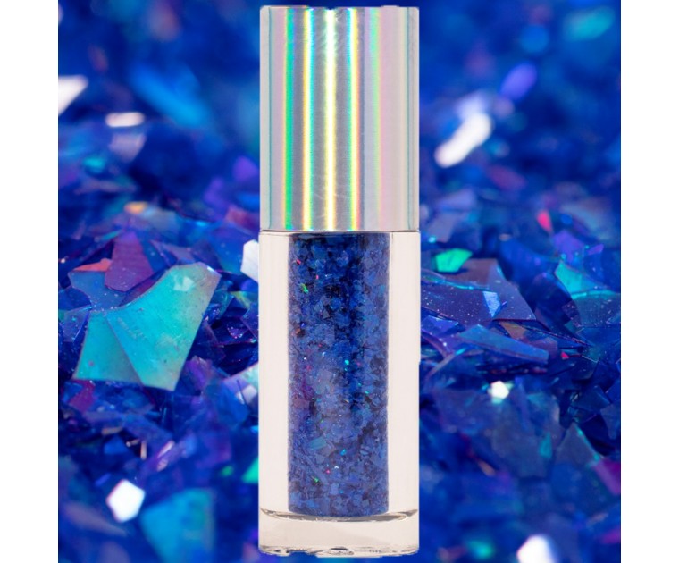 Glitter Iridescente Comestível – Azul Safira  (3g)