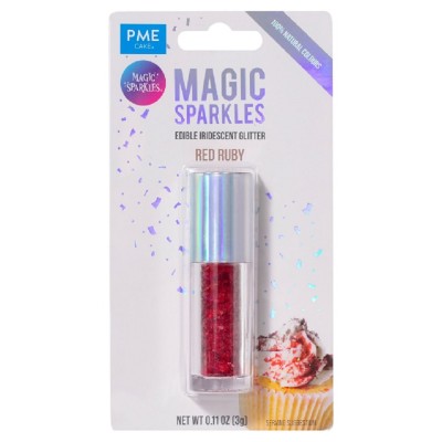 Glitter Iridescente Comestível Red Rubi