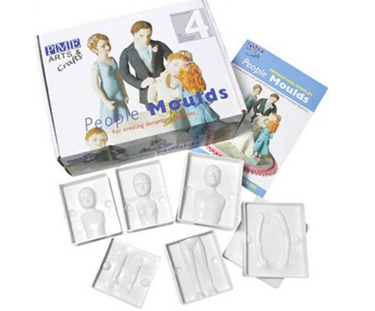 Molde 4 Figuras Humanas PME