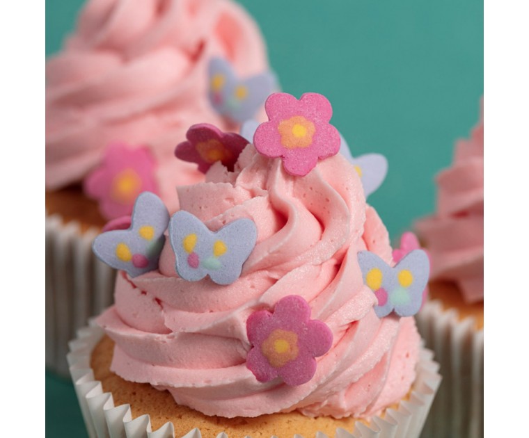Mix Confetis Flores e Borboletas