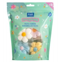 Doces de Marshmallow Flores Pastel