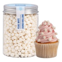 Mini Marshmallows Crocantes Branco Pérola