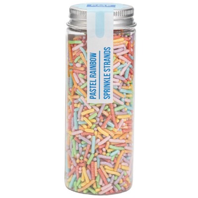 Mix Confetis  Sprinkle Strands Arco-íris PastelPastel Colors 